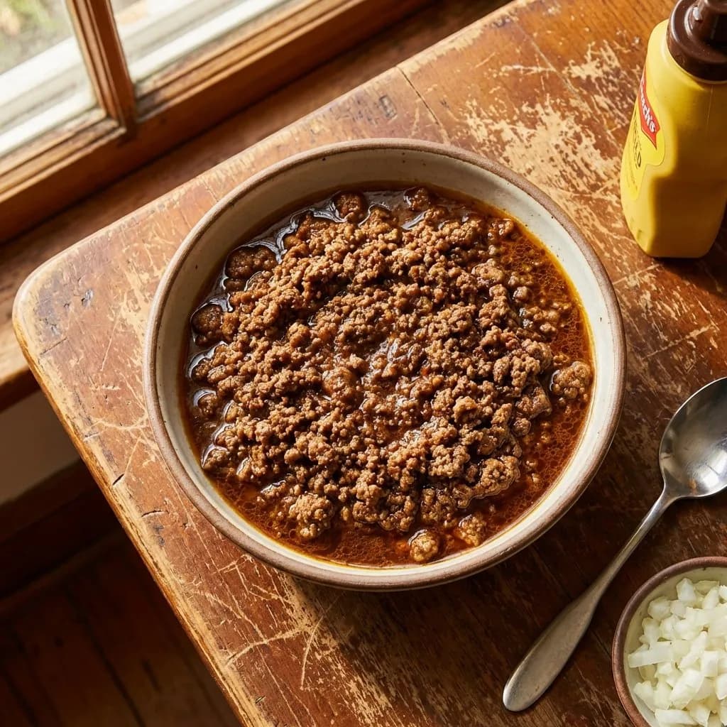 The Original ChiliStation Topping — fine-crumble loose meat chili sauce