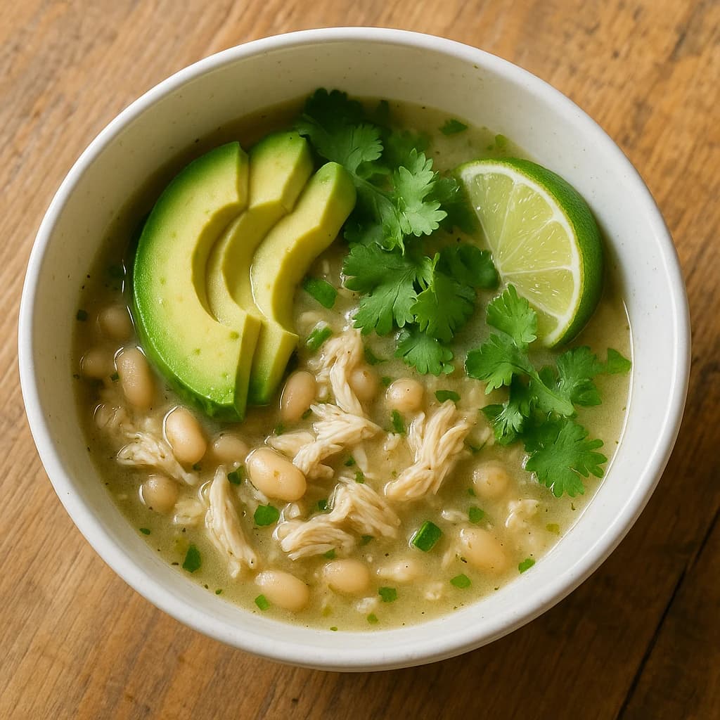 Healthy White Chicken Chili — Lighter Greek Yogurt Recipe