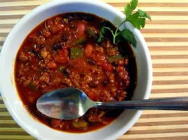 Smoked Chorizo and Black Bean Chili