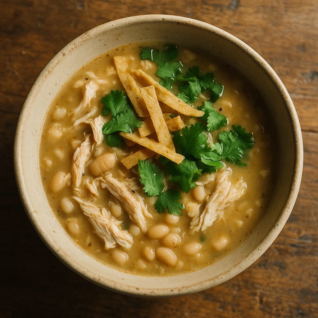 Quick Rotisserie White Chicken Chili — 20-Minute Recipe