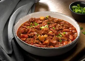 Elk and Sausage Mountain Chili