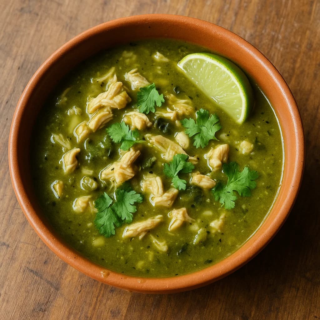 White Chicken Chili Verde — Roasted Green Chile Recipe