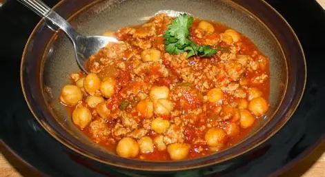 Four-Bean Garbanzo Fiesta Chili