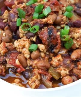 Tempeh Chili with Kidney Beans