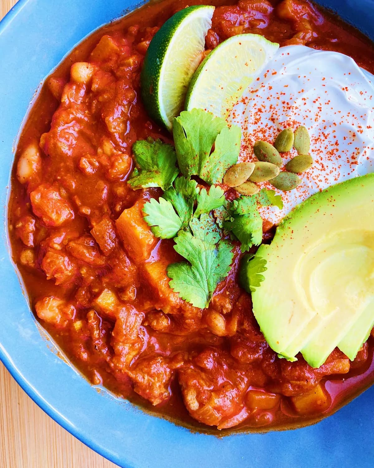 Scallop and Chorizo Smoky Chili