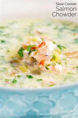 Salmon Chowder Green Chili — Pacific Northwest Green Chili with Fresh Salmon