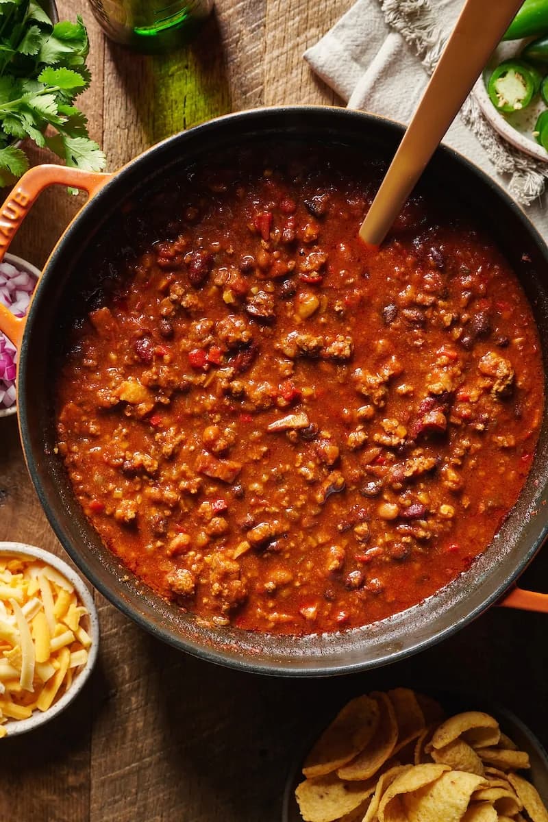 Three-Bean Bacon Chili