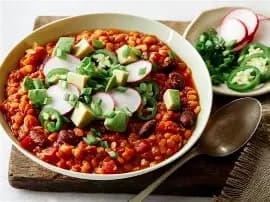 Lentil & Bean Vegan Chili