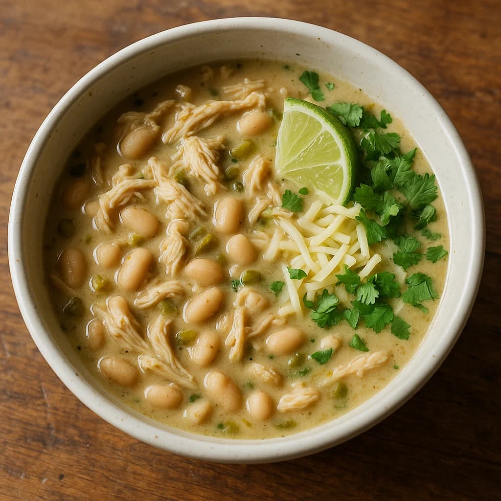 White Bean Chicken Chili — Creamy Green-Chile Recipe